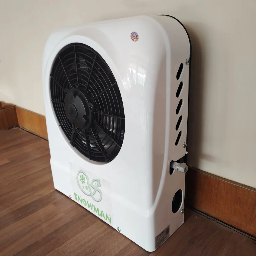 المقصورة النائمة سبليت وقوف السيارات تكييف الهواء مكيف كهربائي 24 فولت شبه شاحنة التيار المتناوب وحدة 12 فولت