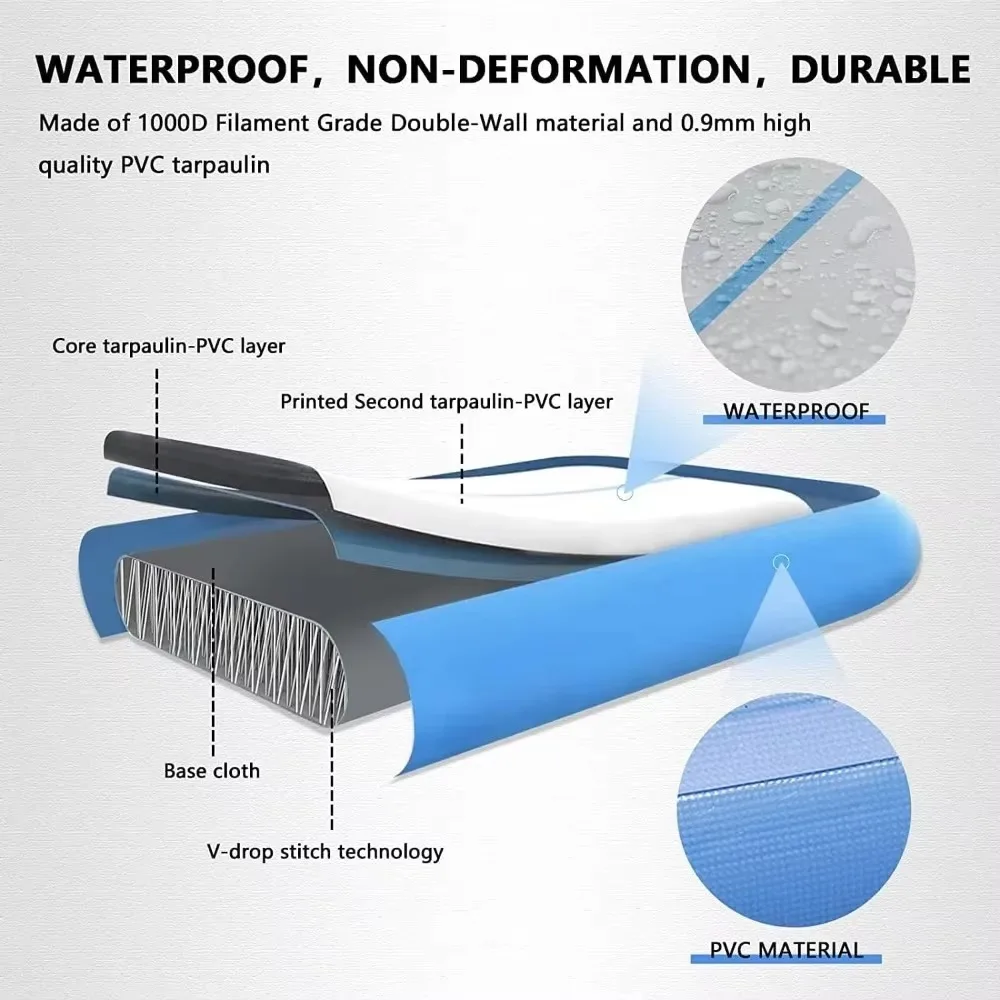 Air Track Air Mat for Artistic Gymnastics Training Inflatable Free Exercise Floor Rythmic Gymnastics Air Floor