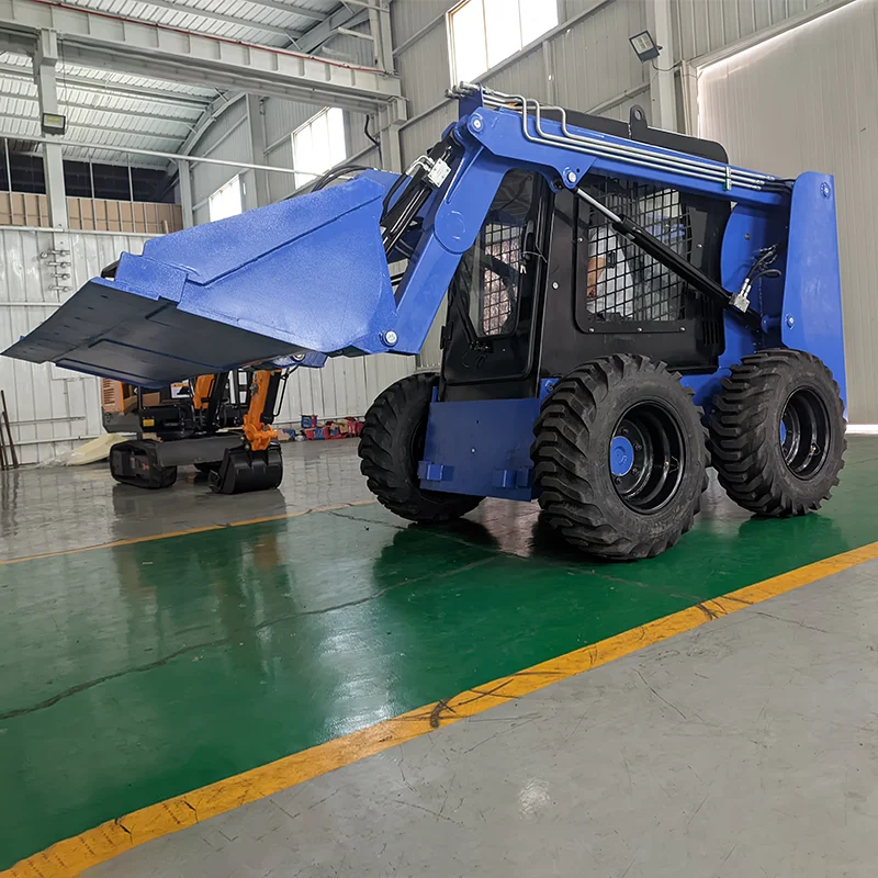

Free Shipping Mini Skid Steer Loader Euro 5 Multifunctional Mini Wheel Dumper CE EPA Mini Skid Loader for Sale