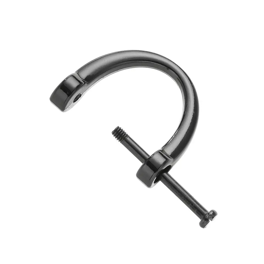 DIY Shoulder Webbing Buckle Detachable Open Screw D Ring Buckle Clasp Leather Craft