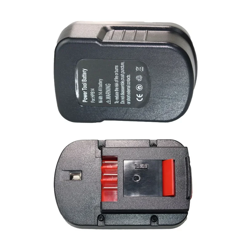 HPB14 replacement battery suitable for Black and Decker, 14.4V, 4000mAh, 6000mAh, Ni Mh, suitable for Firepm FSB14, FS140BX