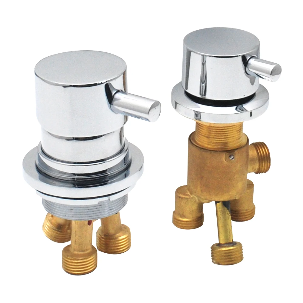 Hot and Cold Mixing Bathtub Faucet Split 2PCS Mixer Wafterfall Handle shower Switch Valve Bathtub Tap Solid Brass 50 Hole Size