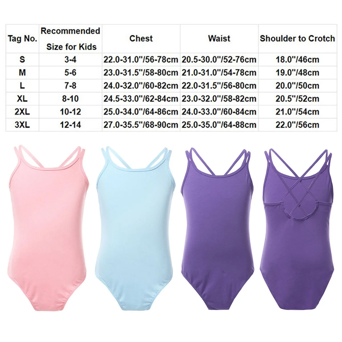 Kids Girls Ballet Leotard Floral Lace Bowtie Shaped Back Gymnastics Bodysuit Jumpsuit Dancewear Sports Gym Dance Costume