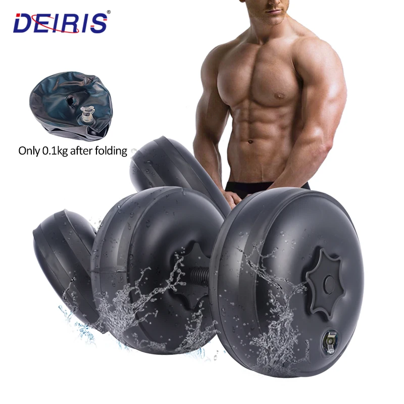 Deiris Water Filled Dumbbell,1-35 kg Travel Gym Fitness Equipment, Muscle Training, Bodybuilding Adjustable Weight Dumbbells Set