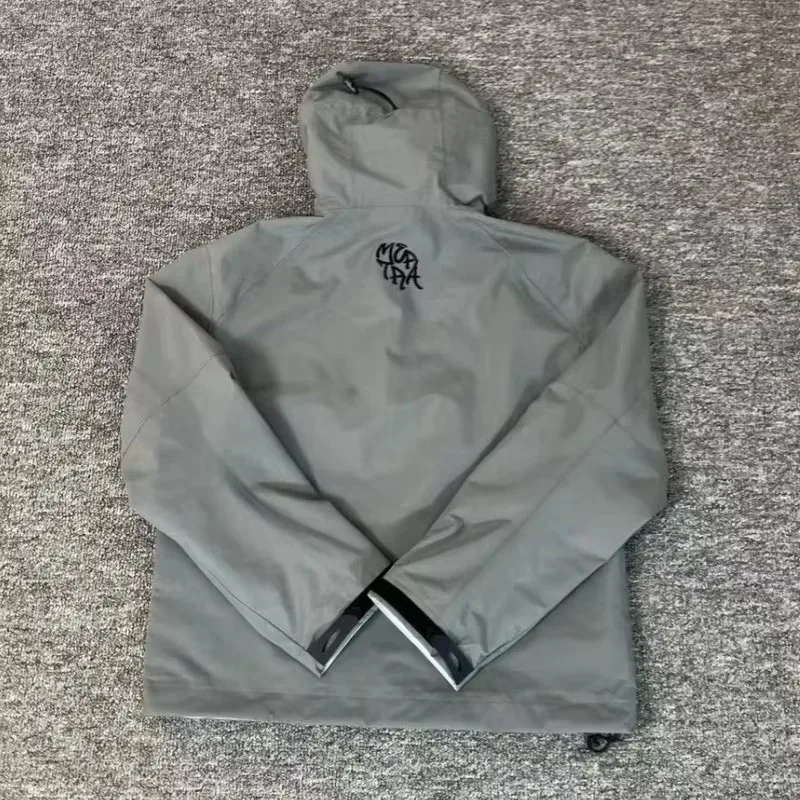 American Trend Mertre Jacket High Quality Multiple Colors Gradient Logo Windbreaker Streetwear Men's Coat