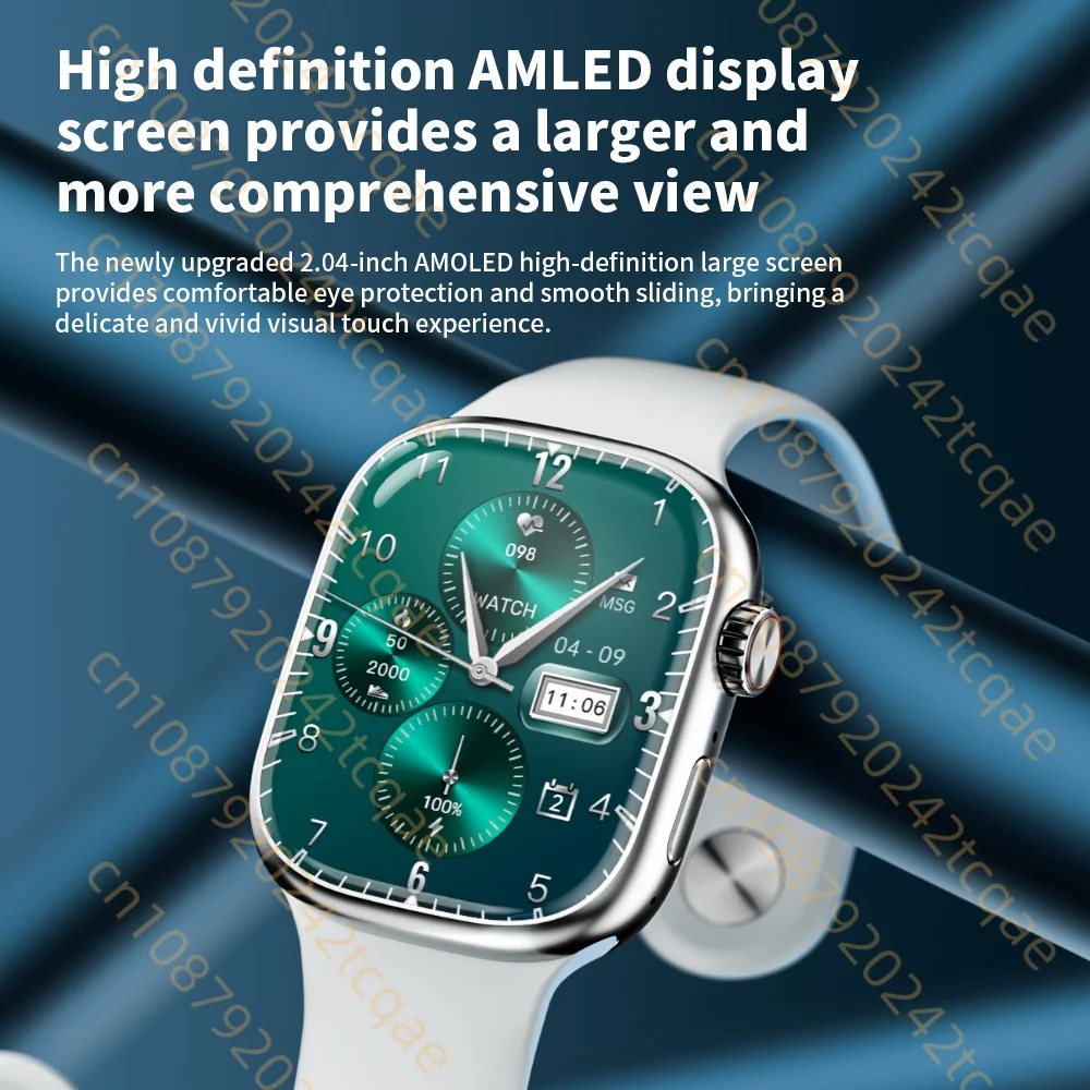 XH018 Smart Watch 2,02 Zoll Amoled Touchscreen Drehkamera GPS WIFI Videoanruf Simkarte Chatgap Kompass 5G Mobilfunk Smartwatch