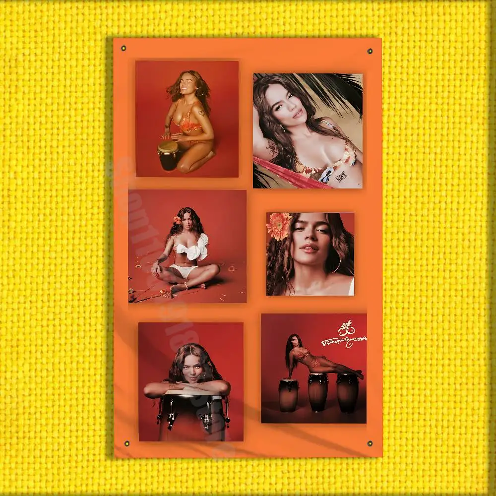 Bichota K-Karol G Tropicoqueta العلم ل 50*70 سنتيمتر 60*90 سنتيمتر 60*110 سنتيمتر 80*120 سنتيمتر 100*150 سنتيمتر 150*200 سنتيمتر مخيم راية نسيج