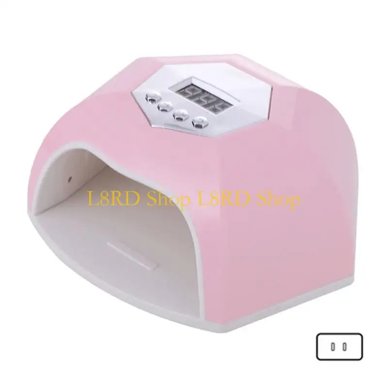 L8RD UV-LED-Nagellampe, UV-LED-Nagellack-Trockner, Gel-Maschine für Maniküre und Pediküre mit und 4