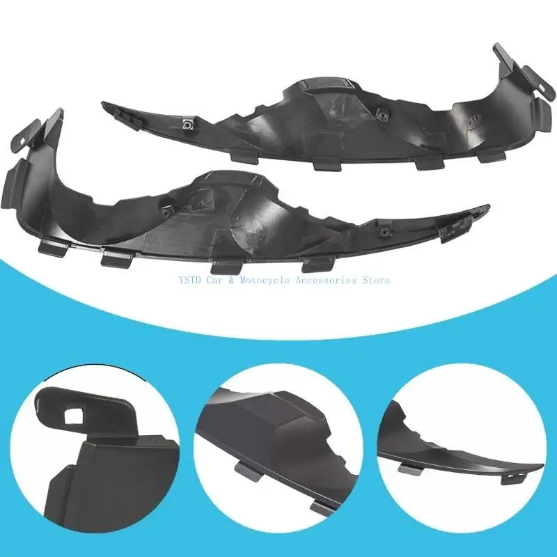 

L5BC Vehicle Front Bumper Light Holder Retainer Set Suitable for 95976851 GM2508111 95976852 GM2509111 Headlamp Support 1Pair