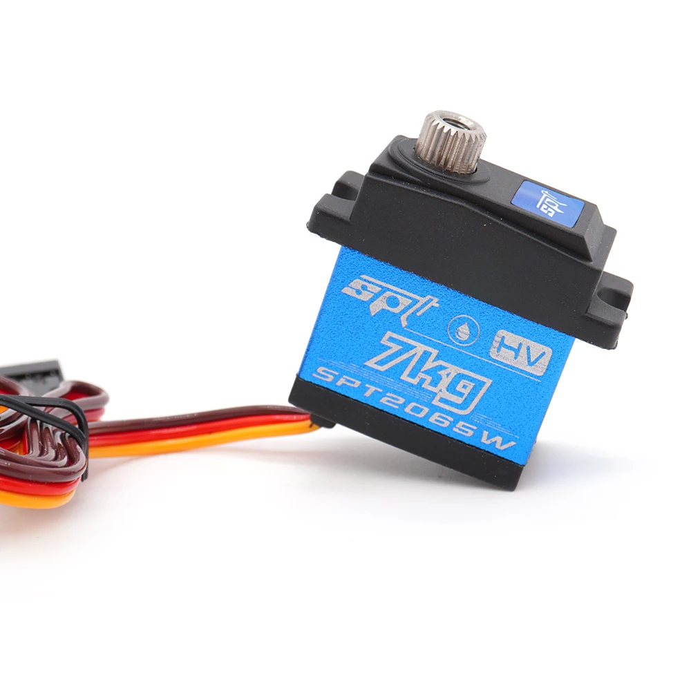 SPT SPT2065W 7kg 7.4v Waterproof High Volts Speed Stainless Steel Gears Servo for RC Car TRX-4 TRX-6 Shift Lock 2065 TR-4 SCX10
