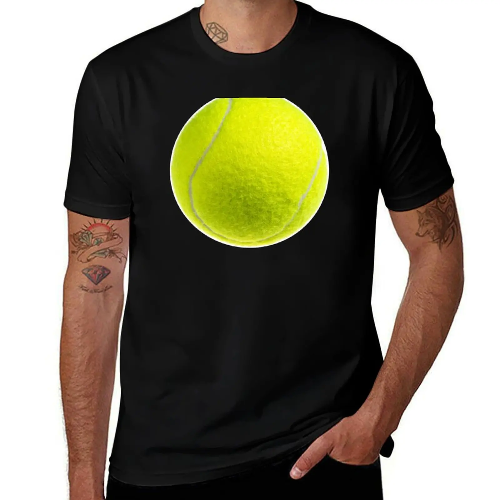 

Just tennis ball T-Shirt man tshirt t shirts for man cotton T-Shirt