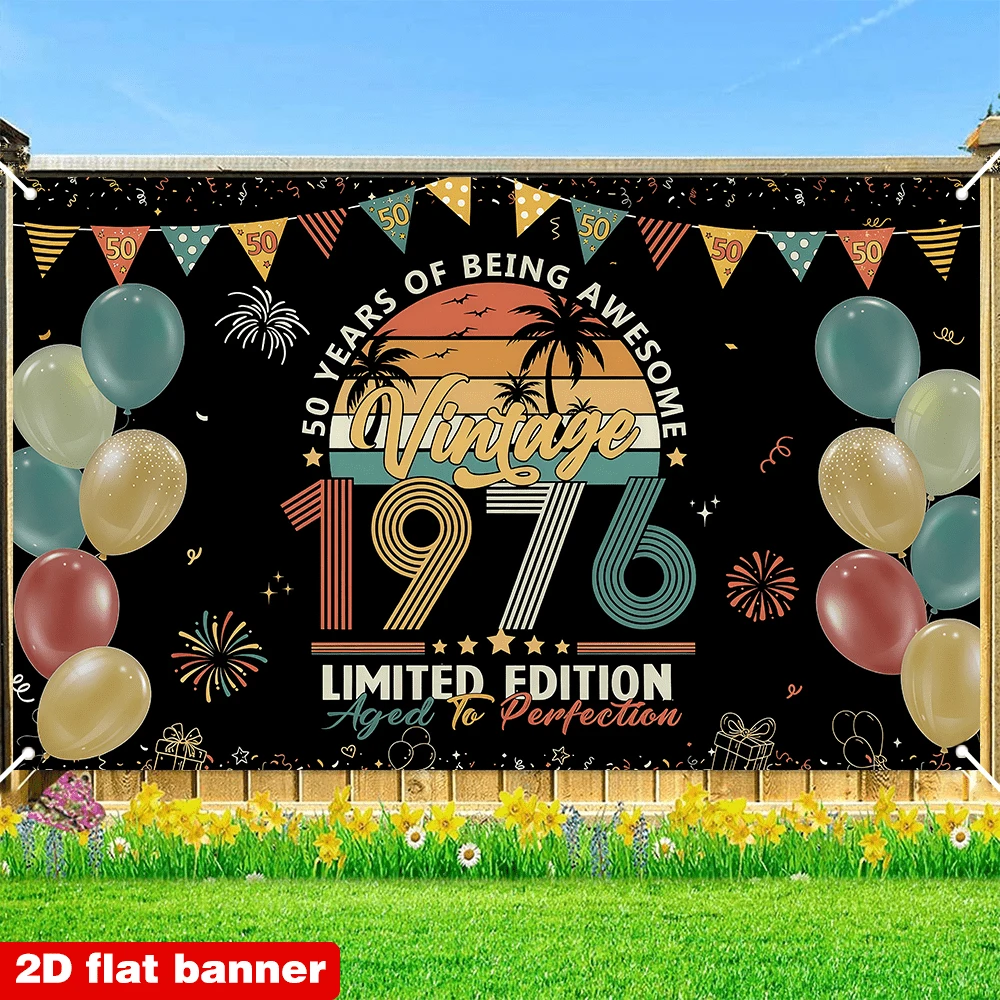 Striscione 2D piatto retrò per - Event Supplies recensione e prezzo