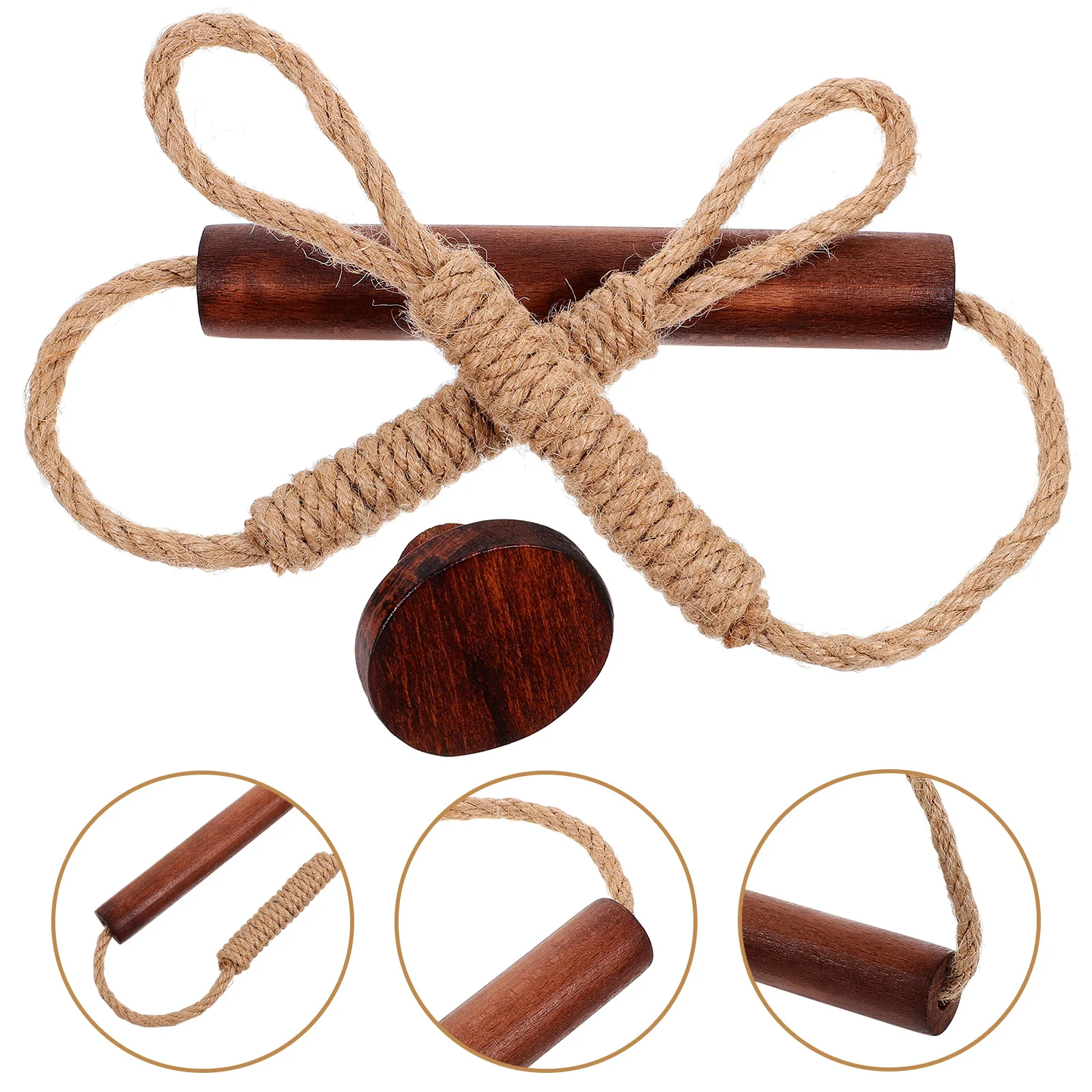 

Wall Mounted Paper Towel Roll Holder Rustic Wood Rope Design for Bathroom Kitchen Bohemian Style Tissue Storage Rack