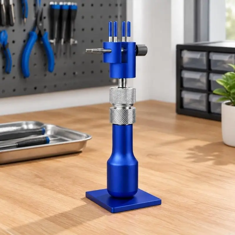 Model-Making Table Vise Work Holder Clamp with 360Degree Rotating Locking Head Detachable Base Handheld M4YD