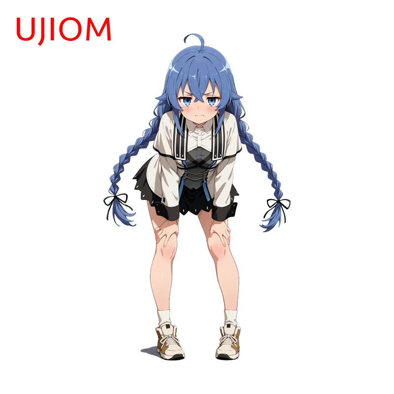 UJIOM Roxy Bending Down Wall Sticker Funny Refrigerator Occlusion Scratch Decal Unique Attractive  Kitchen Decor Accessories