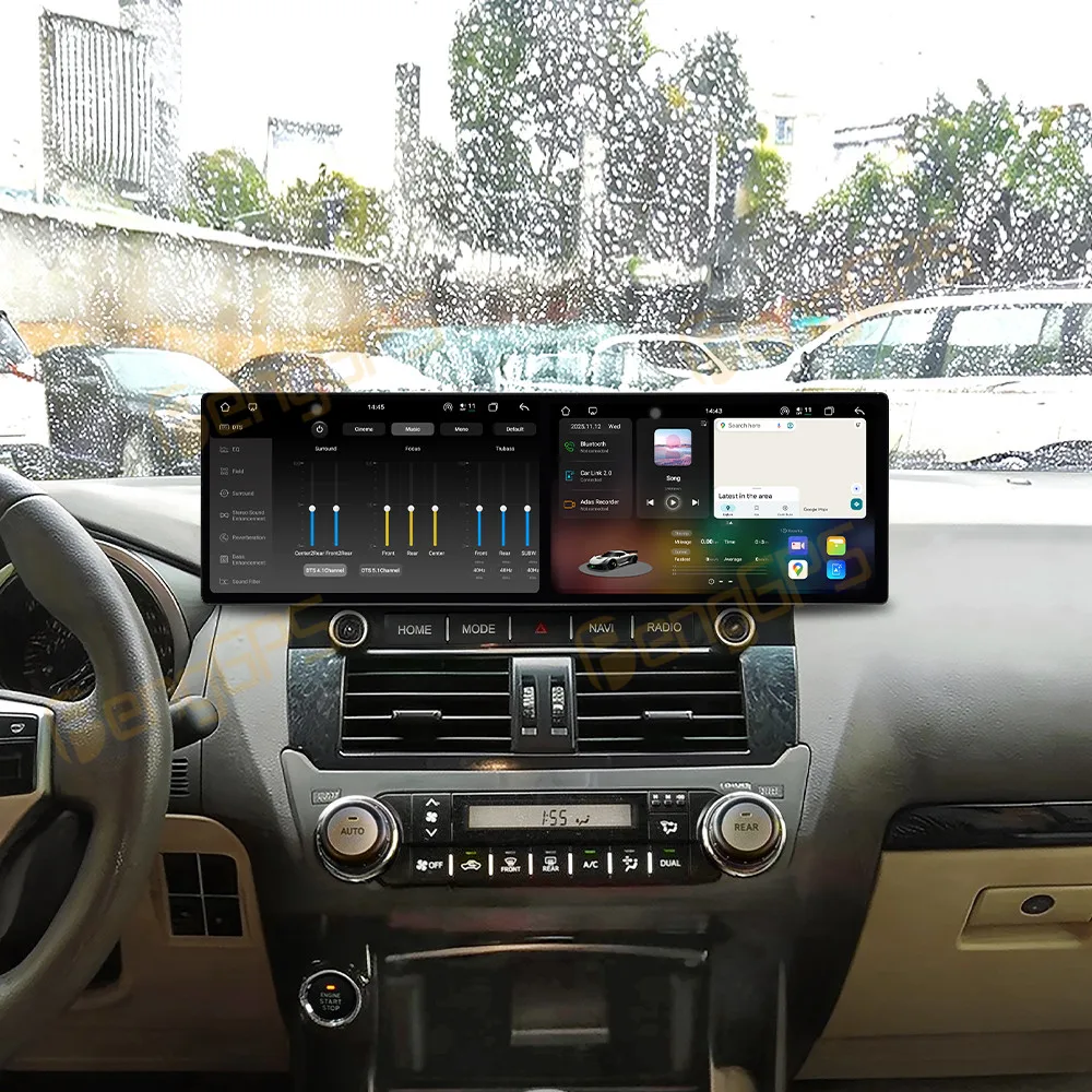 Autozubehör Radio für Toyota Land Cruiser Prado 2014-2017 Android Auto GPS Navigation Multimedia Stereo Empfänger Haupteinheit