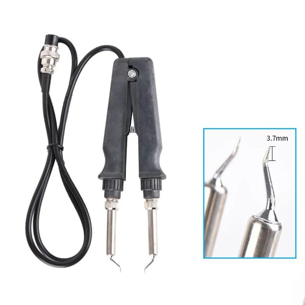 1 قطعة ل 902 مزدوجة سبيكة لحام الملقط مقبض كليب التدفئة ذو طيات مع اليد عازمة الكوع أجزاء محطة لحام التدفئة السريعة