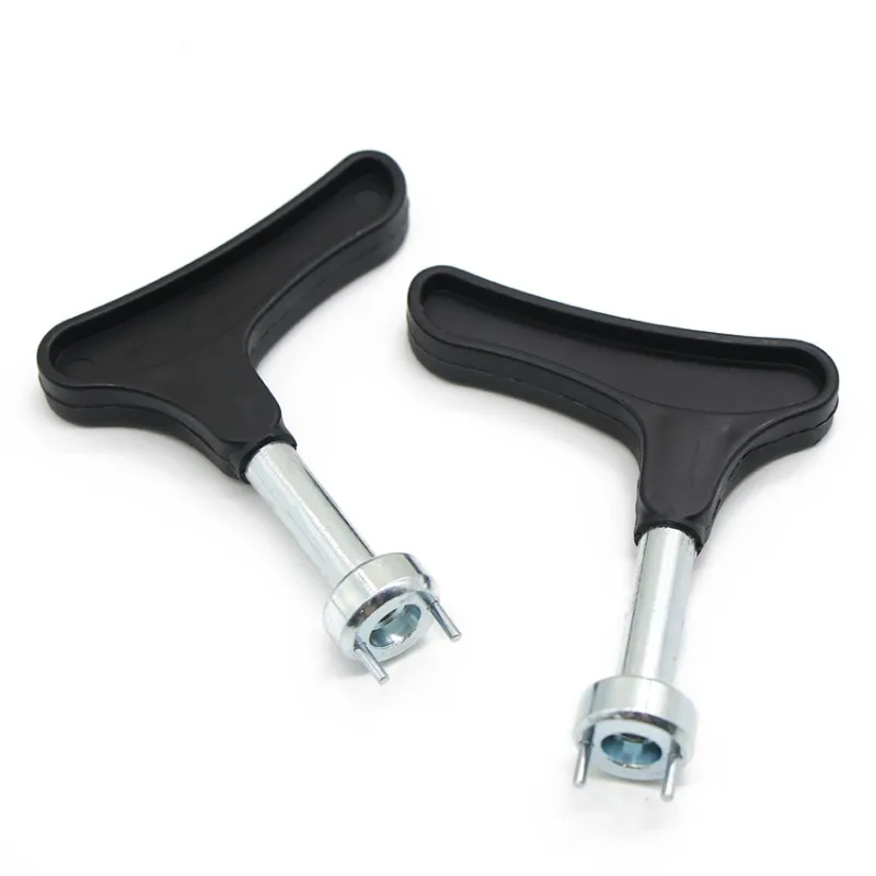 1 Pc Golf Shoe Spike Wrench, Black Shoe Spike Remover Installer Tool for Golf Cleats, Rotatable Shoe Nail Detacher view 4