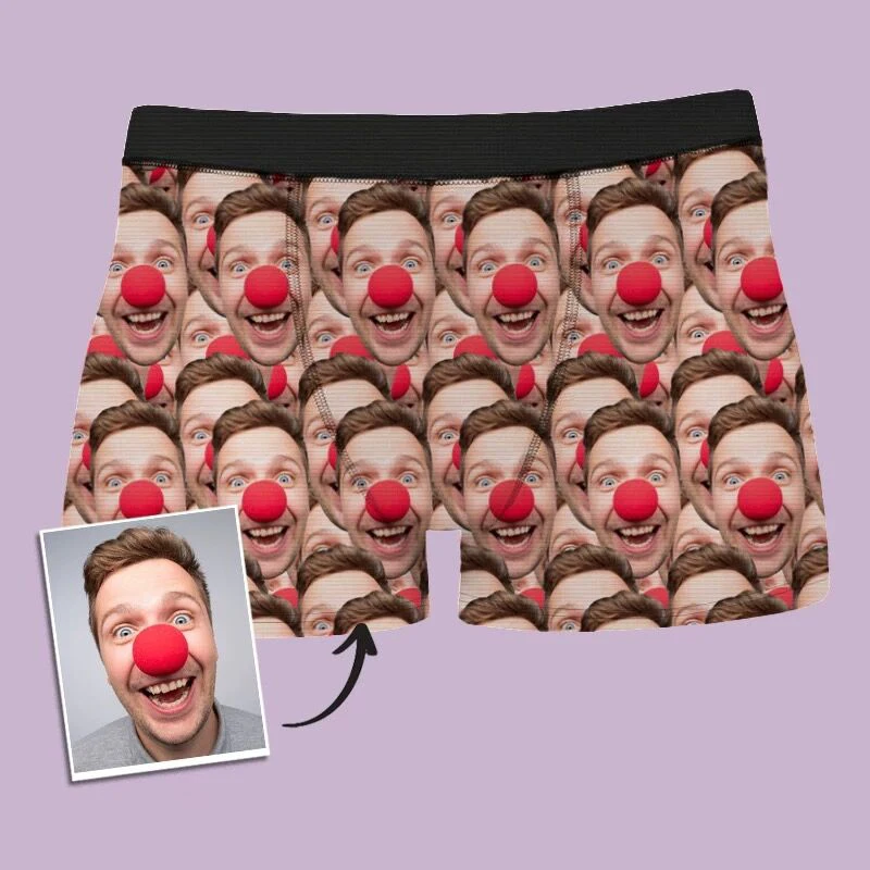 Gepersonaliseerde gezicht boxers voor man aangepaste boxershorts met gezichten grappige foto ondergoed populaire verjaardag verjaardagscadeau