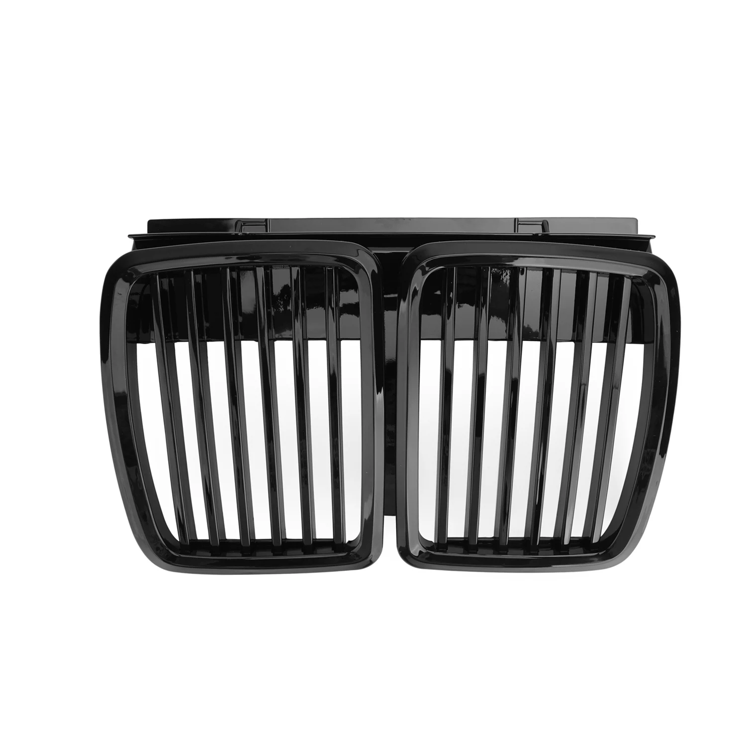 Front Hood Kidney Grille Grill Black for BMW E30 Front Grille 3 Series M3 1982-1994(Glossy Black)