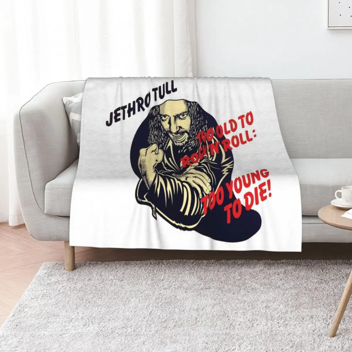 RolowayJethro Tull, Jethro Tull Jethro Tull, Throw Blanket Picnic Travel christmas decoration Luxury Summer Winter beds Blankets