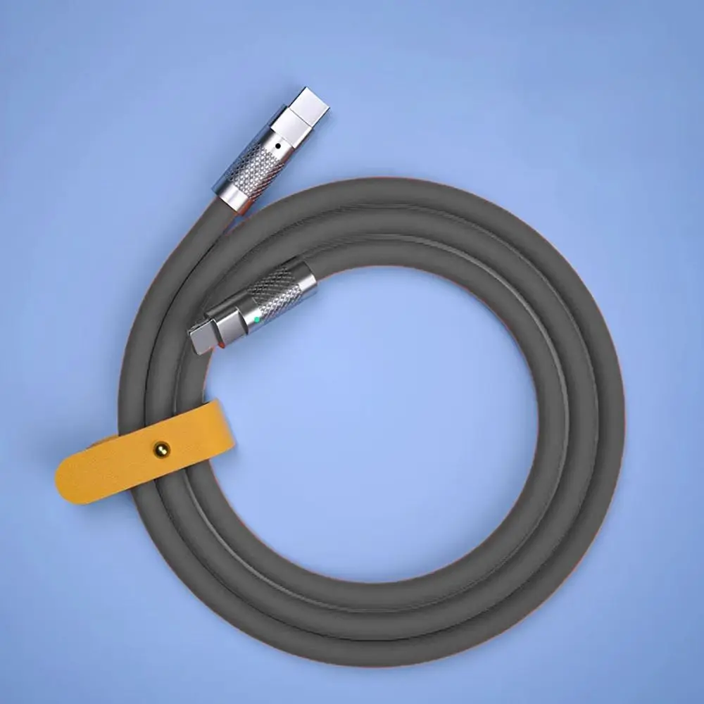 100W Fast Charging Cable Liquid Silicone 1M 1.5M 2M PD Type C Cable Type-C To C Versatile Compatibility Type-C Charger Cable