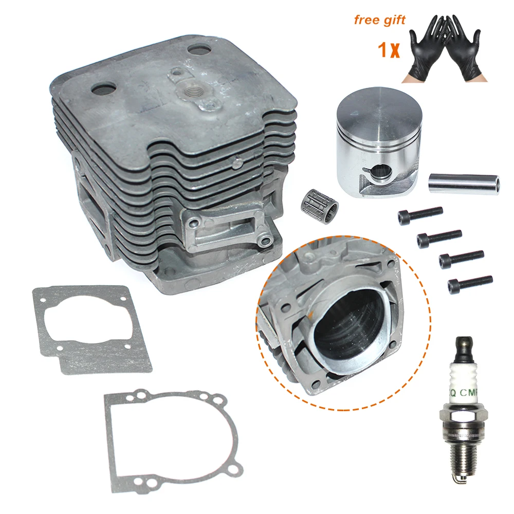 PN 578384901 Cylinder Piston Kit 47.5mm for Husqvarna Backpack Blower 560BFS 570BTS 570BFS 560BTS 360BT