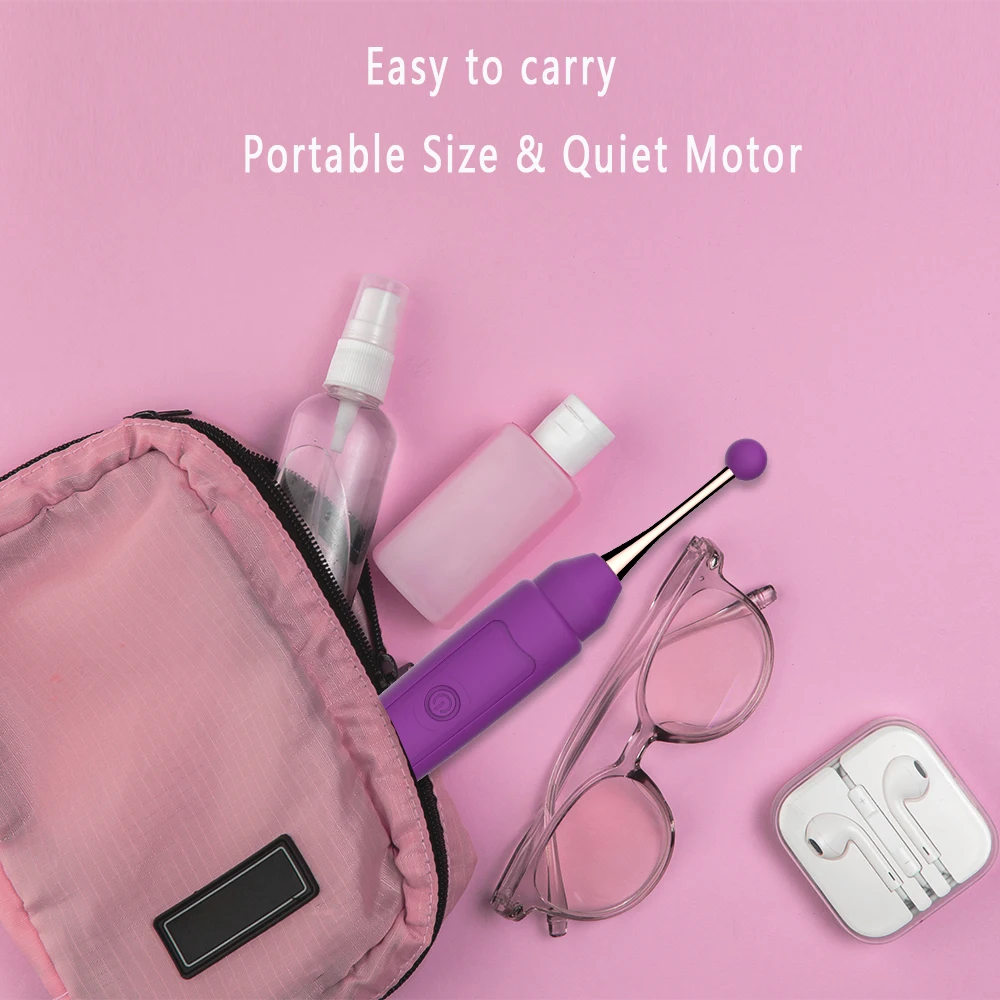 For Women, Use a Silicone Honey Bean Dot Fountain Pen, Vibrating Strongly at 10 Frequencies to Stimulate the C‑Spot for Massage view 3