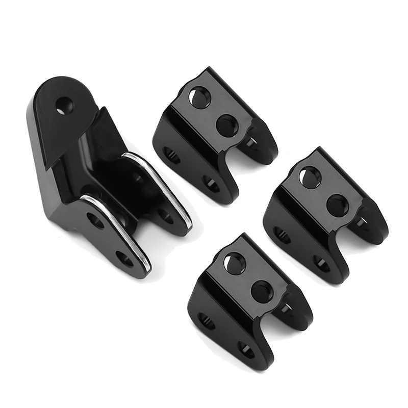 4PCS Axle Mount Set Suspension Links Stand For 1/10 RC Crawler Car Redcat Gen8 Metal Replacement Upgrade Parts ,Black