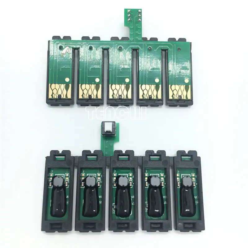 5pcs Arrival CISS Ink CartridgeReset Chip PX-1001 PX-1004 For Epson ICBK59 ICC59 ICM59 ICY59 ICM59 Inkjet Printer PartsNew Arriv