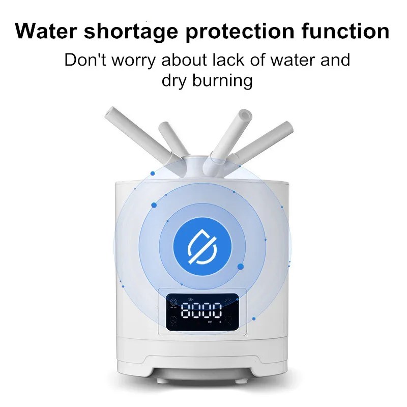 مرطب 10 لتر للغرف الكبيرة، مخرج رذاذ عالي 2000 مل/ساعة، تحكم ذكي في الرطوبة، إيقاف تلقائي، وضع هادئ - منزل خالي من مادة BPA #5