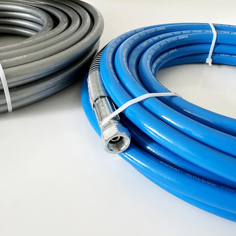 Pressure 7250PSI High-pressure Airless Double-layer Fiber Spraying Hose Connection 1/4 Interface Spray Gun Spraying Machine