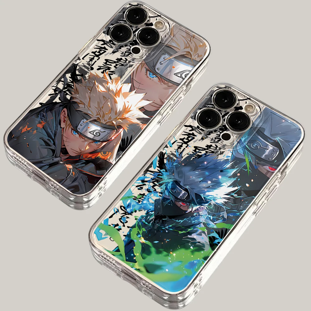 Чехол для телефона NARUTOs Kakashs Sasuke для Samsung Galaxy S25 S24 S23 S22 S21 Plus Ultra S20 FE 5G, мягкий прозрачный чехол из ТПУ