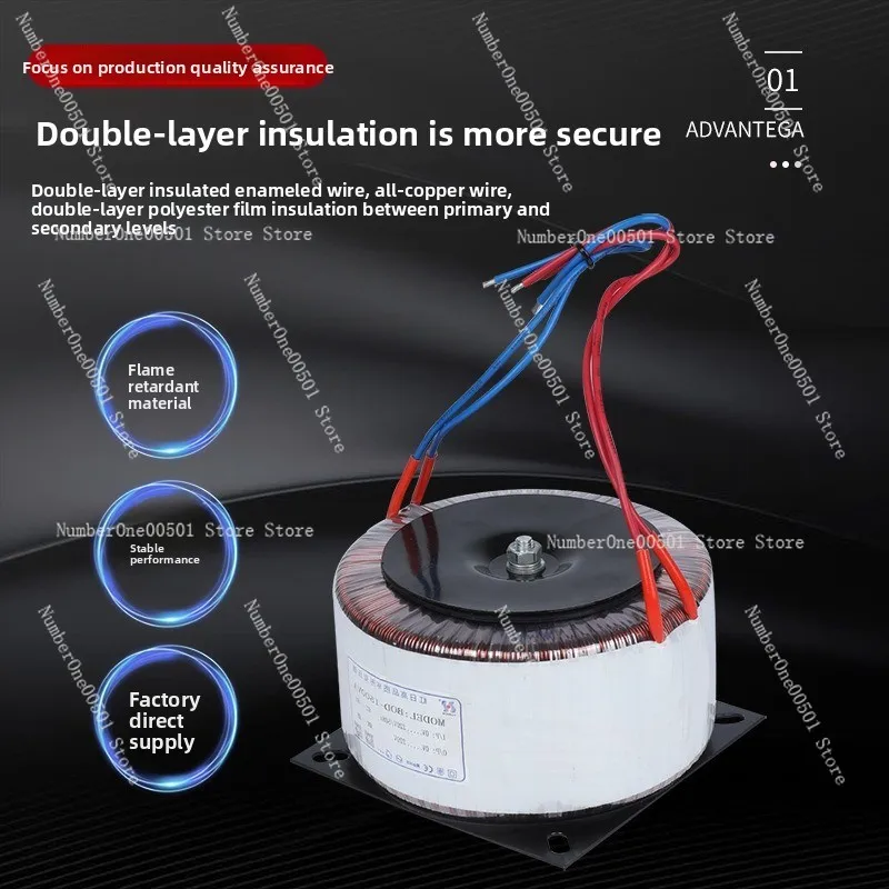 Toroidal Transformer for Audio Amplifier 220V to Low - Frequency Power Single - Phase Isolated