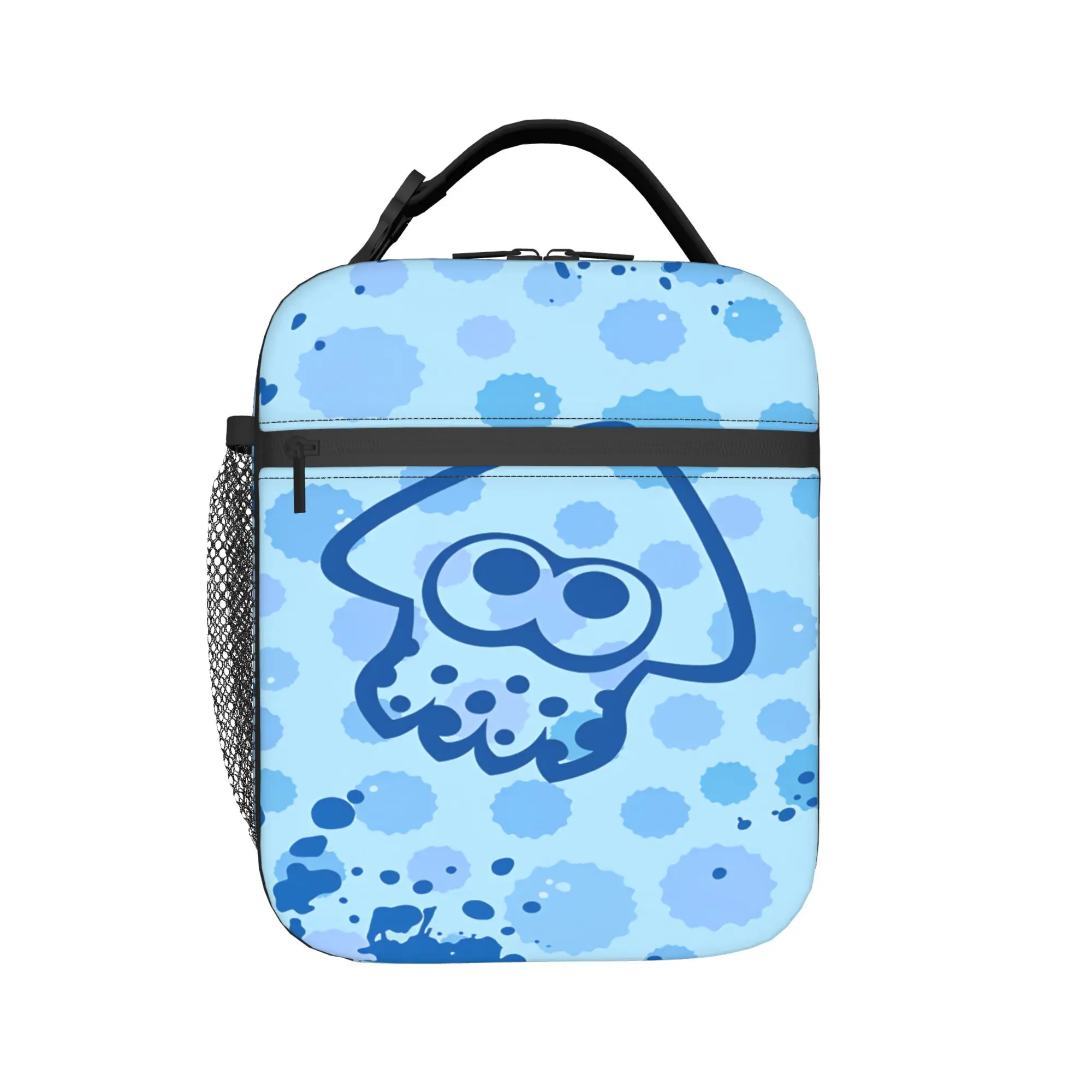 Splatoons Shoot Lunch Bag  School Lunch Box For Girls Casual Print Tote Food Bags Oxford Portable Insulated Cooler Bag