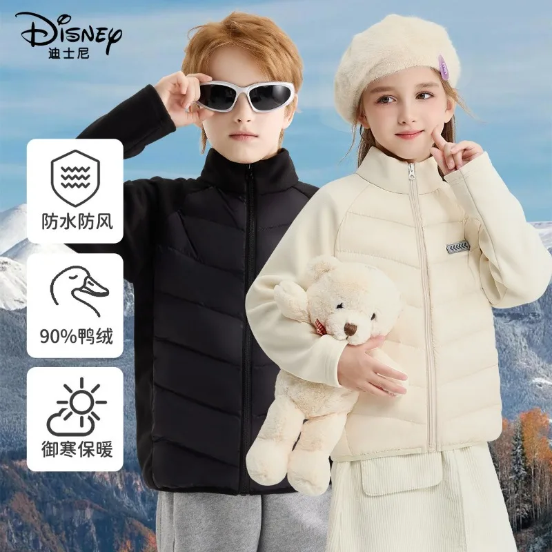 New anime kawaii Mickey series boys' down jacket autumn and winter Disney light and warm windproof versatile fashionable jacket