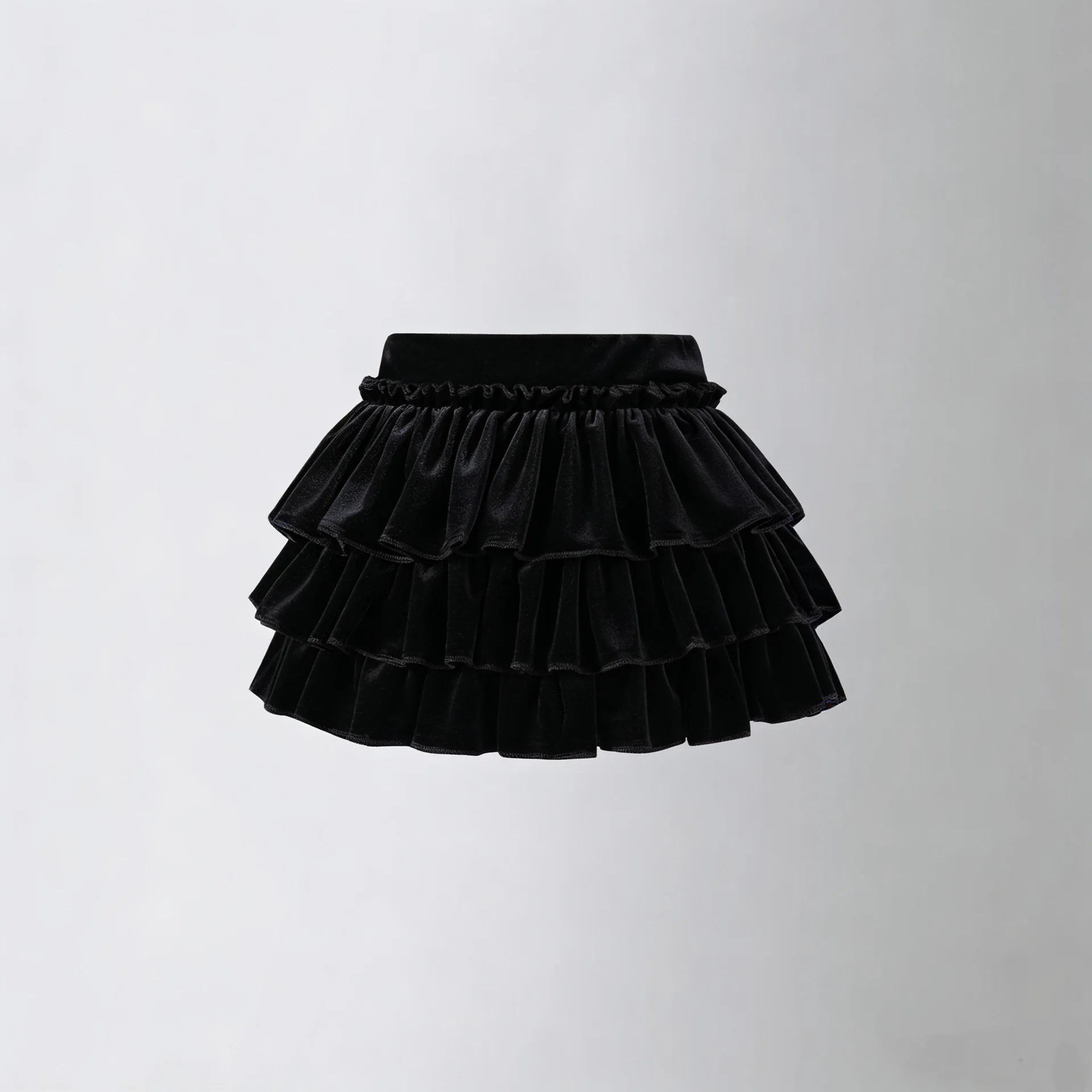 Fashion Solid Skirt for Girls - Kids Autumn Summer Spring Dress 2-13 Years Student Clothing 90-160 Cm New Delivery