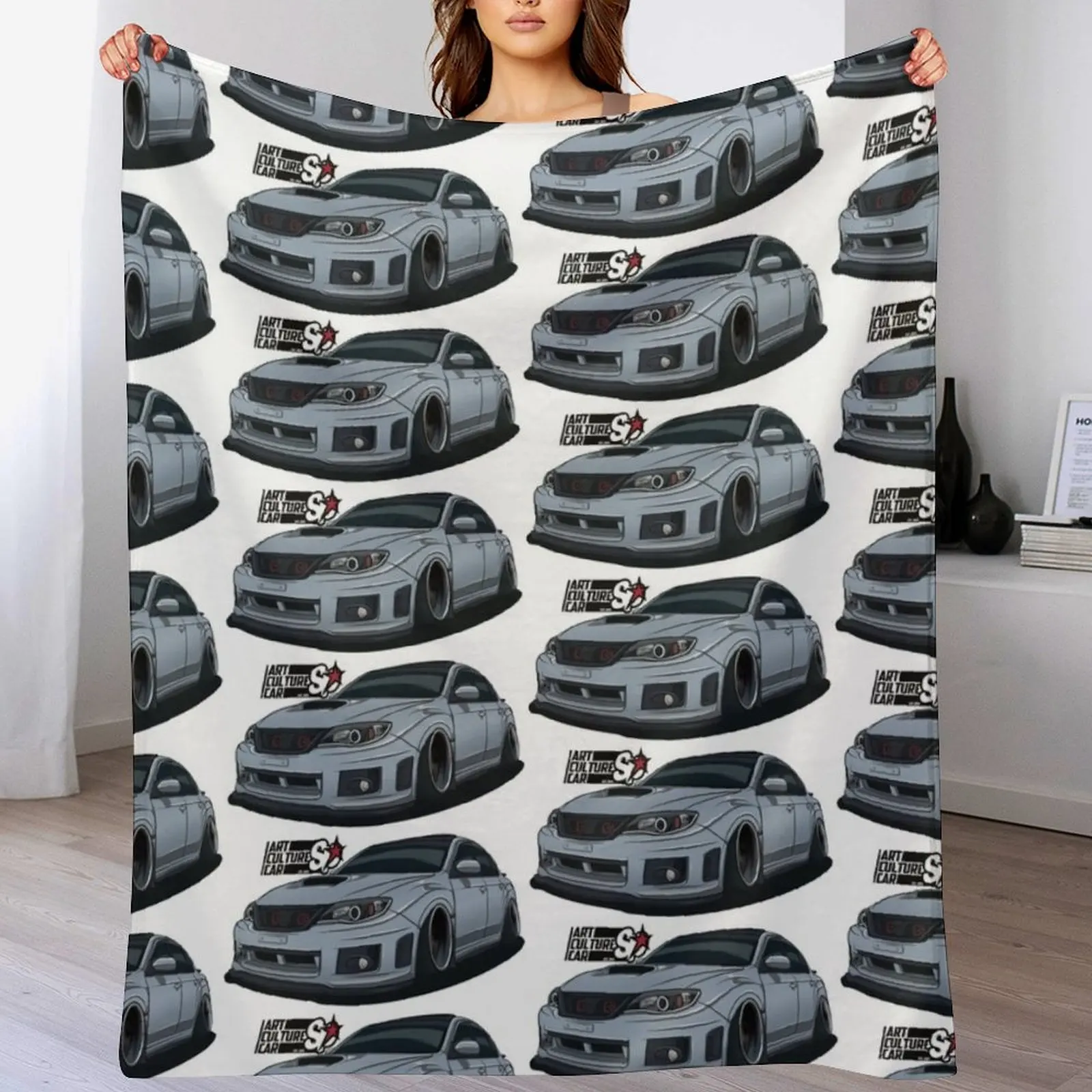 

WRX Subie Throw Blanket Thins Blankets For Sofas Comforter Moving Blankets