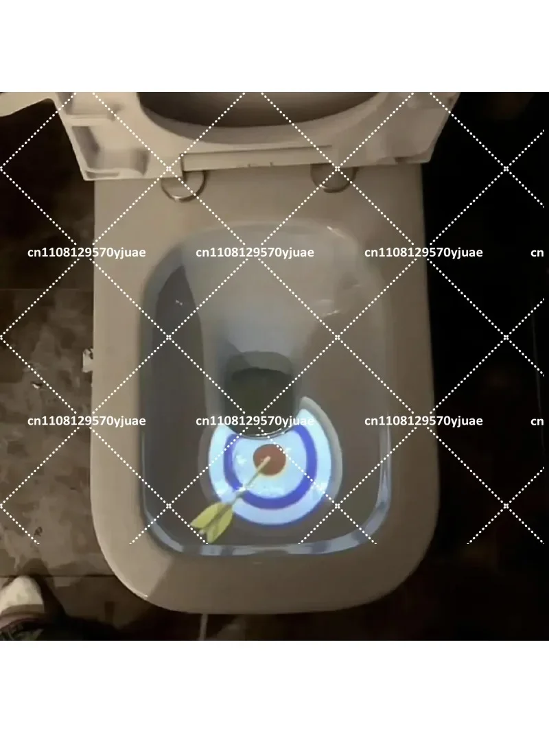 Motion Sensor Toilet Night Light LED Projection Lamp Automatic Bathroom Illumination Accessories