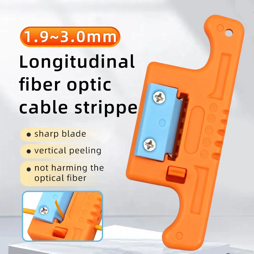 

SAIVXIAN FTTH Fiber Optic Stripping 1.9-3mm MSAT-5 Access Tool HMSAT-5 Loose Buffer Tube Stripper A-05 Longitudinal Cable Stripp