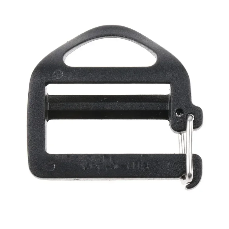 5 Pack Ladder Lock Slider Backpack with Fastener Webbing Buckle for Clothing Belt 2cm Outdoor Camping Hiking Accessories