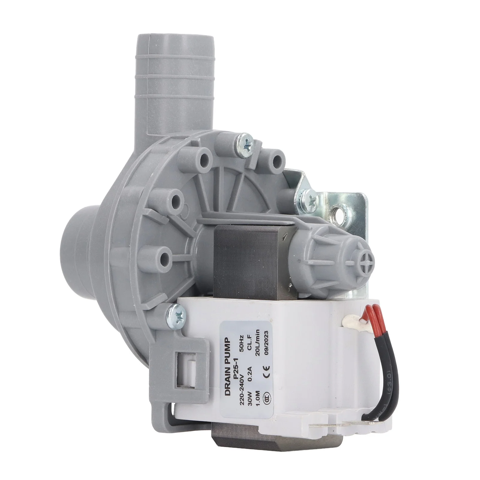 Washer Drain Pump Motor 30W 0.2A 20LPM Copper Coil Powerful High Efficiency Washing Machine Pump Motor AC220‑240V