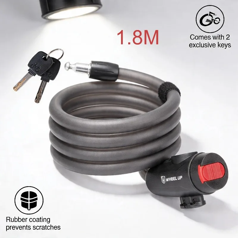 

Heavy Duty Motorcycle Chain Lock Metal Anti Theft Bike Lock with 2 Keys for Maximum Security and Reinforcement of Bicycle