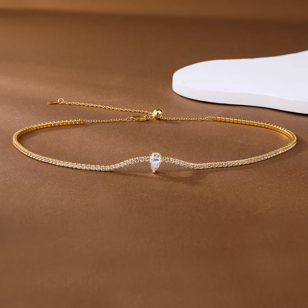 Thumbnail 4 - #54 Top Moissanite Pendant Necklaces Picks for Every Budget