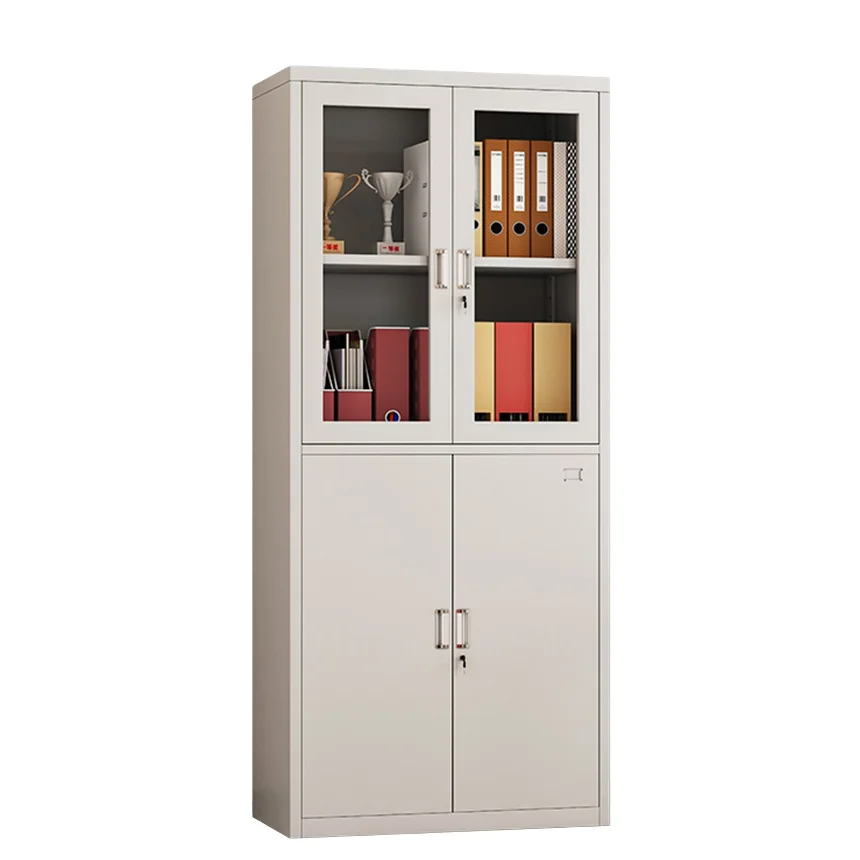 Office Cabinet Adjustable Iron Storage Filing Cupboard for Home Office Workshop Hotel Hospital Apartment Use