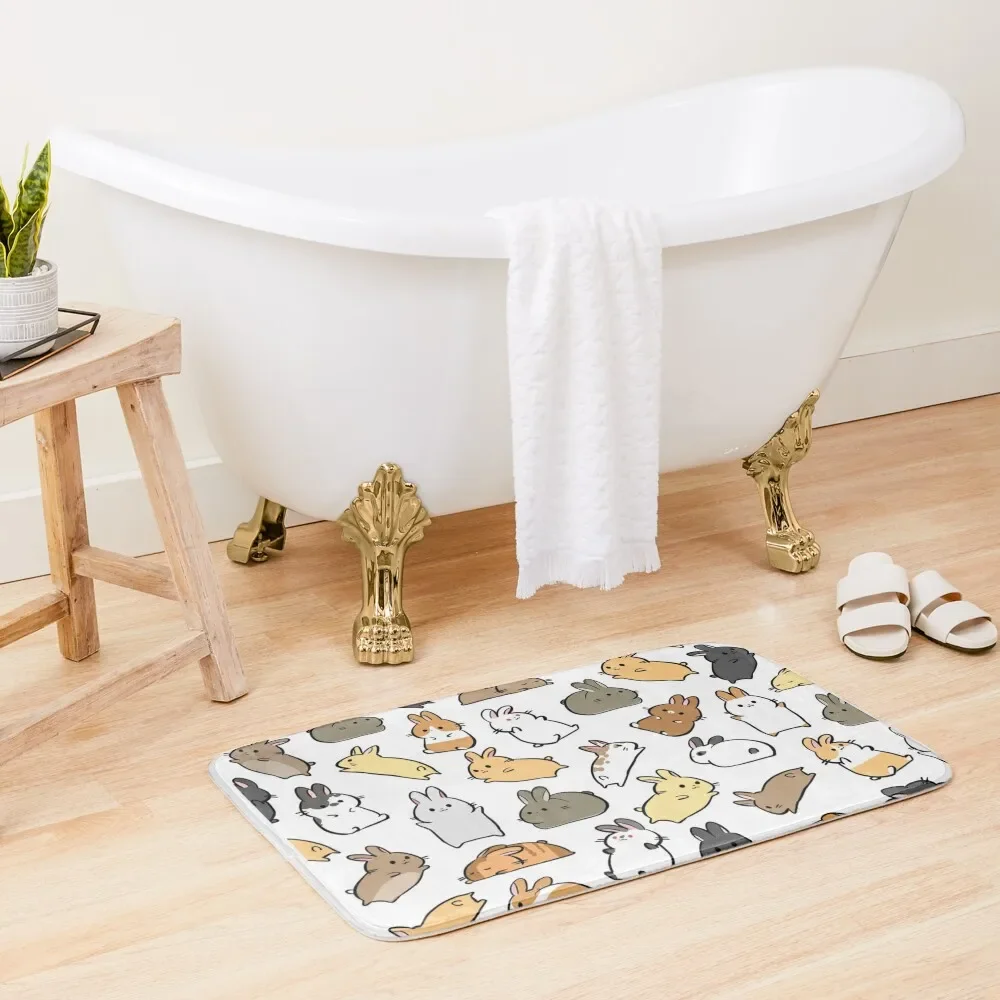 

HOUSE BUNNY LIFE breeds doodle Bath Mat For Bathroom And Toilet Anti Slip Bath Stickers Anti-Slip Bathtub Mat