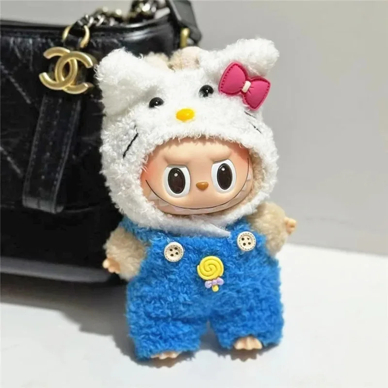 15 17 سنتيمتر ل Labubu دمية عباءة Kuromi مرحبا كيتي الزي الملابس جميل لطيف عموما بانت أفخم الملابس مجموعة أحذية اكسسوارات #3