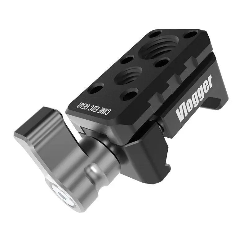 

Aluminum Alloy Cheese Plate NATO Rail Extension Bar - 1/4" 3/8" Arca-Swiss Locating Holes for DSLR Camera Rig Cage