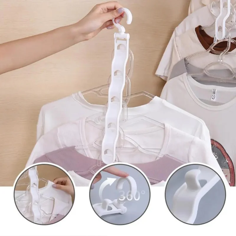 

Multifunctional Clothes Hanger Storage Rack For Home Hanging Clothes Dormitory Folding Clothes Drying Rack To Save Space Bedroom