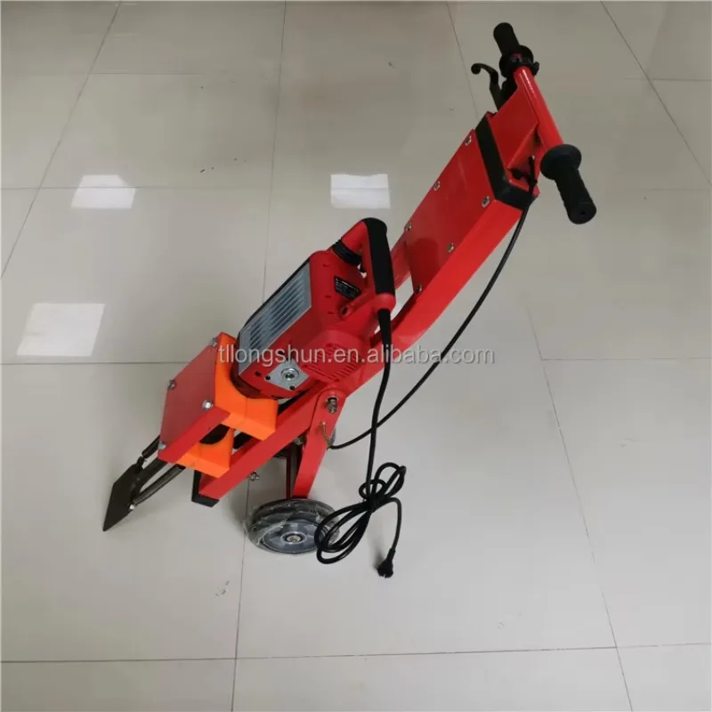 Electric 220V/110V Ceramic Tile Crusher Floor Scraper Broken Pickaxe Wooden Floor Crusher Concrete Breaker